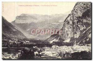 Old Postcard Tramvay Annecy has Thones Vue Generale Thones