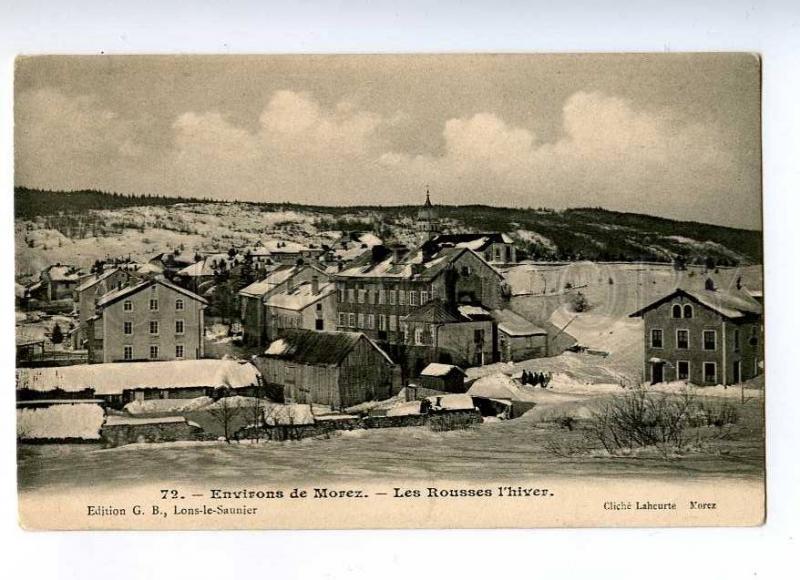 191158 FRANCE ENVIRONS de MOREZ Les Rousses l'hiver Vintage