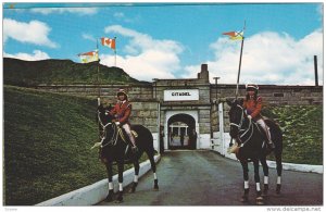 HALIFAX, Nova Scotia, Canada, 1940-1960's; The Entrance To The Citadel, Benga...