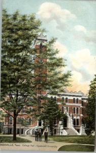 NASHVILLE TN Vanderbilt Univ College Hall c1910 PC
