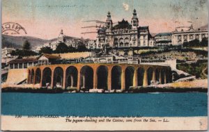 Monaco Monte Carlo Panorama Postcard B206