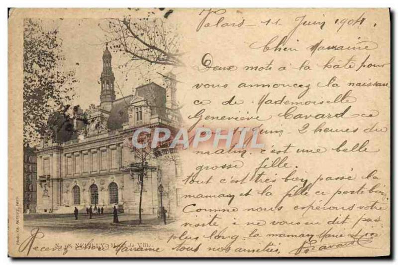 Old Postcard Neuilly L & # City 39hotel