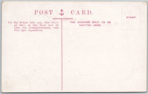 The Beach Hastings England Map Bartholomew John Walker Postcard H80