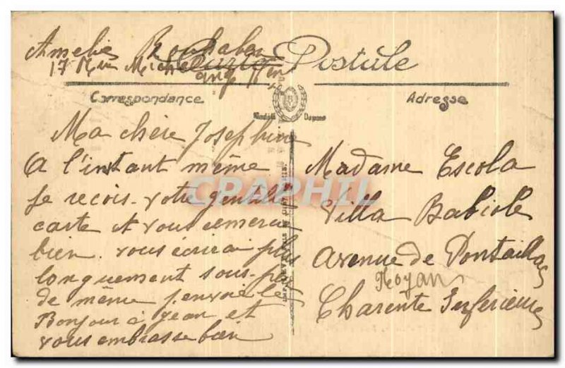 Old Postcard Paris Palais Du Luxembourg