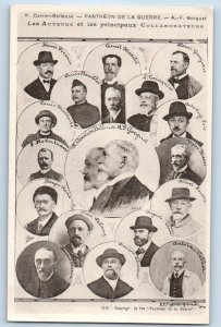 France Postcard War Pantheon Authors Principals Contributors 1918 Unposted