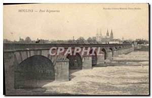 Old Postcard Moulins Bridge R?gemortes