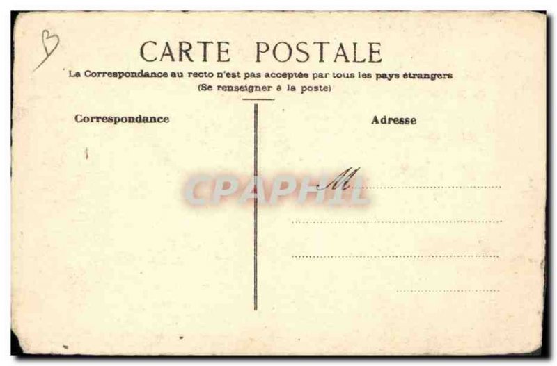 Old Postcard (hand drawing) Woman