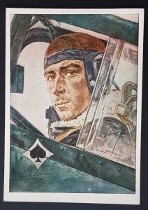 THIRD 3rd REICH ORIGINAL POSTCARD WILLRICH WWII LUFTWAFFE - OBERST MOLDERS