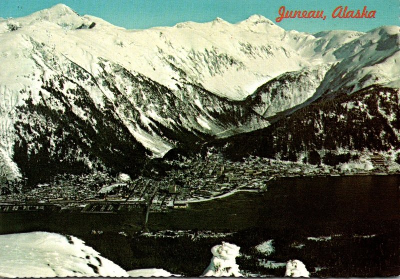 Alaska Juneau Aerial View 1977