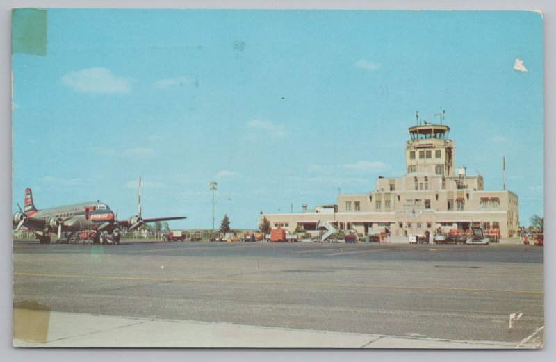 Transportation~Will Rogers Field OK City Municipal Airport~Vintage Postcard 