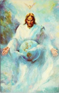 postcard art - Jesus - from Come Unto Me by Rosalie Bowen Love - Los Angeles