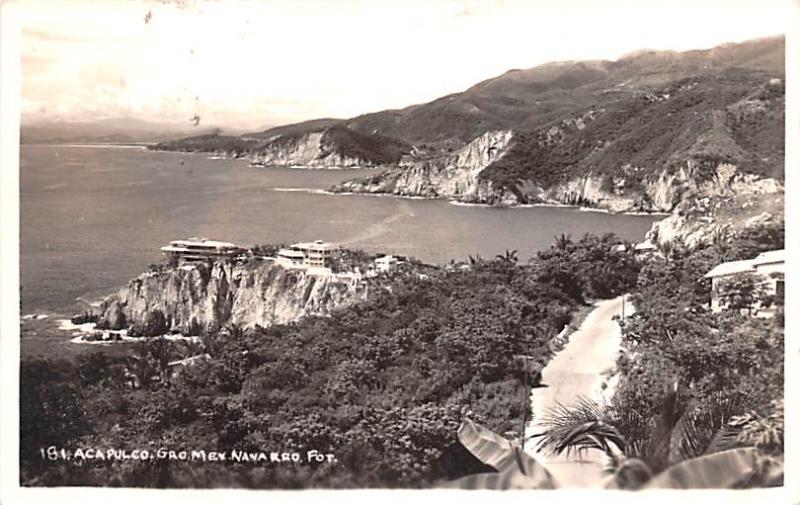Mexico Old Vintage Antique Post Card Acapulco 1961