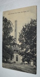 Indiana University Power House Bloomington Postcard No. 767 Indiana News Company