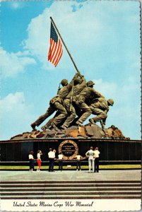 United States Marine Corps War Memorial Postcard PC65
