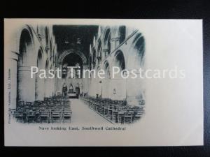 c1902 - Southwell Cathedral, Nave Looking East - Undivided Back