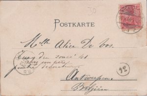 Germany Gruss aus Wiesbaden Neroberg mit Griechischer Kapelle Postcard C118