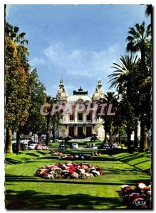 Postcard Modern Reflections of the Riviera Casino and Garden Monte Carlo