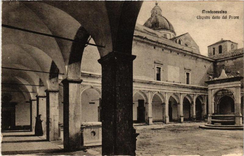 CPA MONTECASSINO Chiostro detto del Priore ITALY (545591)