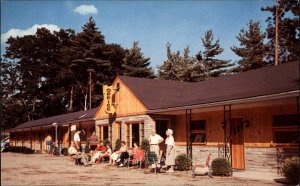 Holderness NH New Hampshire Boulders Motel c1950-60s Vintage Postcard