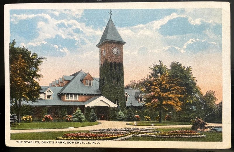 Vintage Postcard 1915 The Stables, Duke's Park, Somerville, New Jersey (NJ)