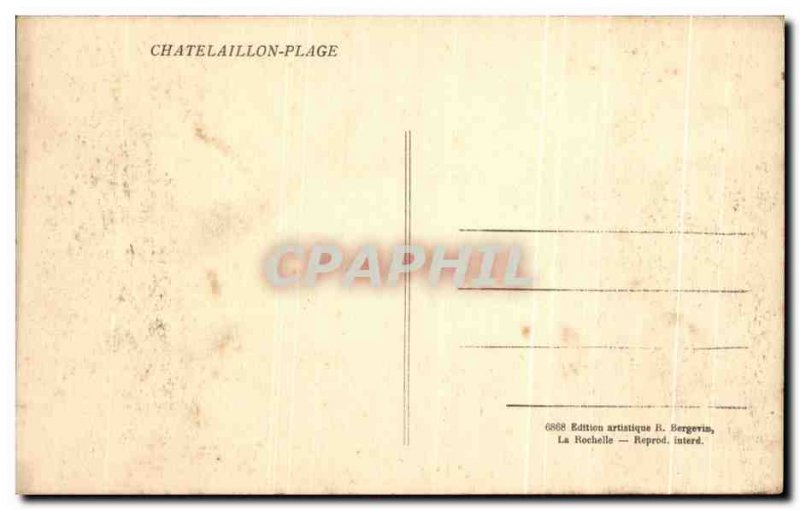 Old Postcard Chatelaillon Plage