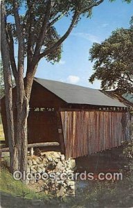 Old Covered Bridge Bradford, NH, USA Unused 