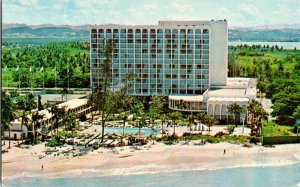 Americana San Juan Puerto Rico Hotel Caribbean La Copa Gaucho Postcard Loew Vtg 