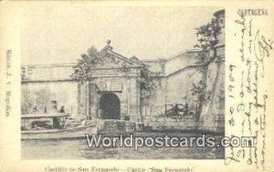 Castillo de San Fernando Cartagena Columbia 1909 