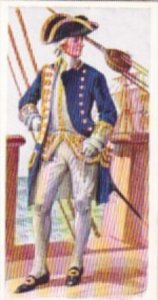 Carreras Vintage Cigarette Card Naval Uniforms No 20 Admiral 1782