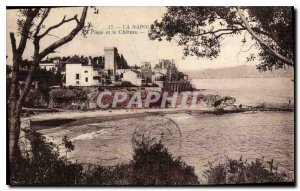 Postcard Old Beach and Chateau