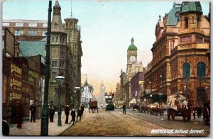 General Post Office & New Street Birmingham England Buildings Postcard