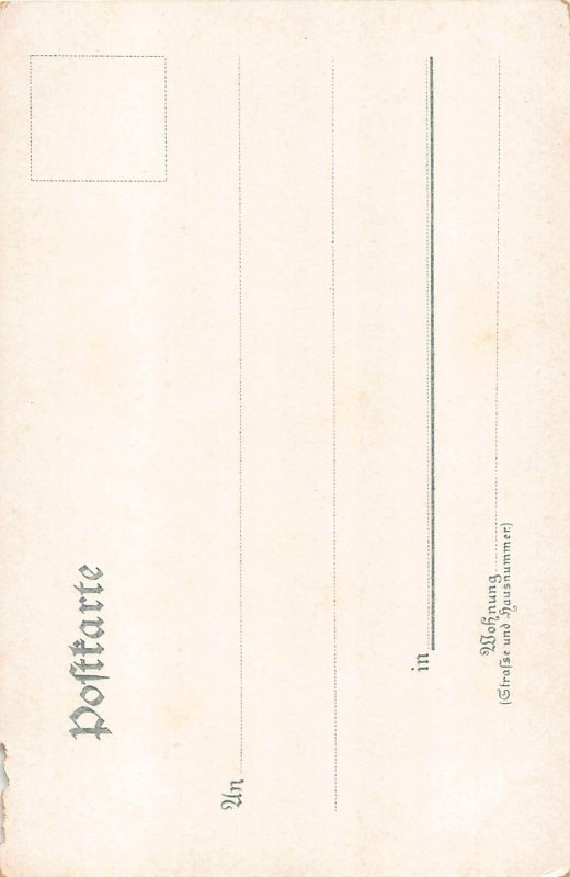 Germany Schloss Rheinstein Castle vintage postcard B996