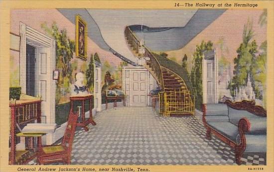 The Hallway At The Hermitage General Andrew Jacksons Home Nashville Tennessee