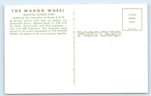 The Wagon Wheel Restaurant - Rockton ILLINOIS Postcard