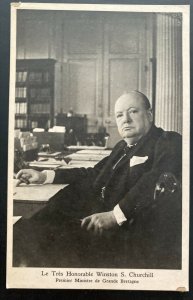 Mint England Real Picture Postcard RPPC Prime Minister Winston Churchill