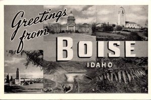 Idaho Greetings From Boise Multi View