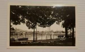 Vintage Postcard Salem Illinois Municipal Swimming Pool Real Picture Postcard