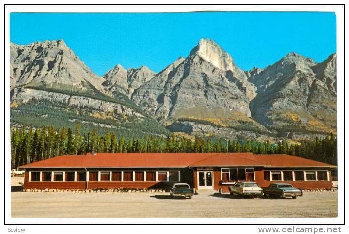 Saskatchewan River Bungalows and Mt. Wilson, Alberta, Canada, 40-60s