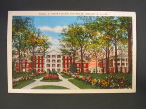 Raleigh NC College Postcard