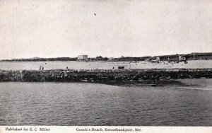 USA Maine Kennebunkport Gooch's Beach Vintage Postcard C388