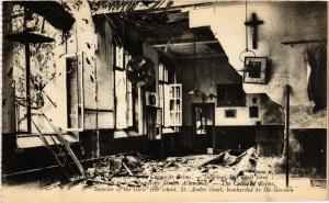 CPA Guerre 1914-1915 - Le Crime de REIMS - Interieur de École libre (742695)