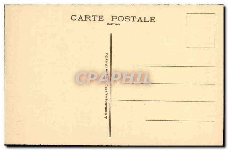 Old Postcard Lake Chambon