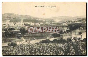 Old Postcard Epernay General view