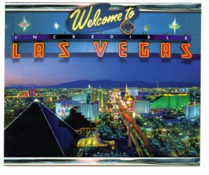5 X 6 inch, Welcome Incredible Las Vegas, Nevada