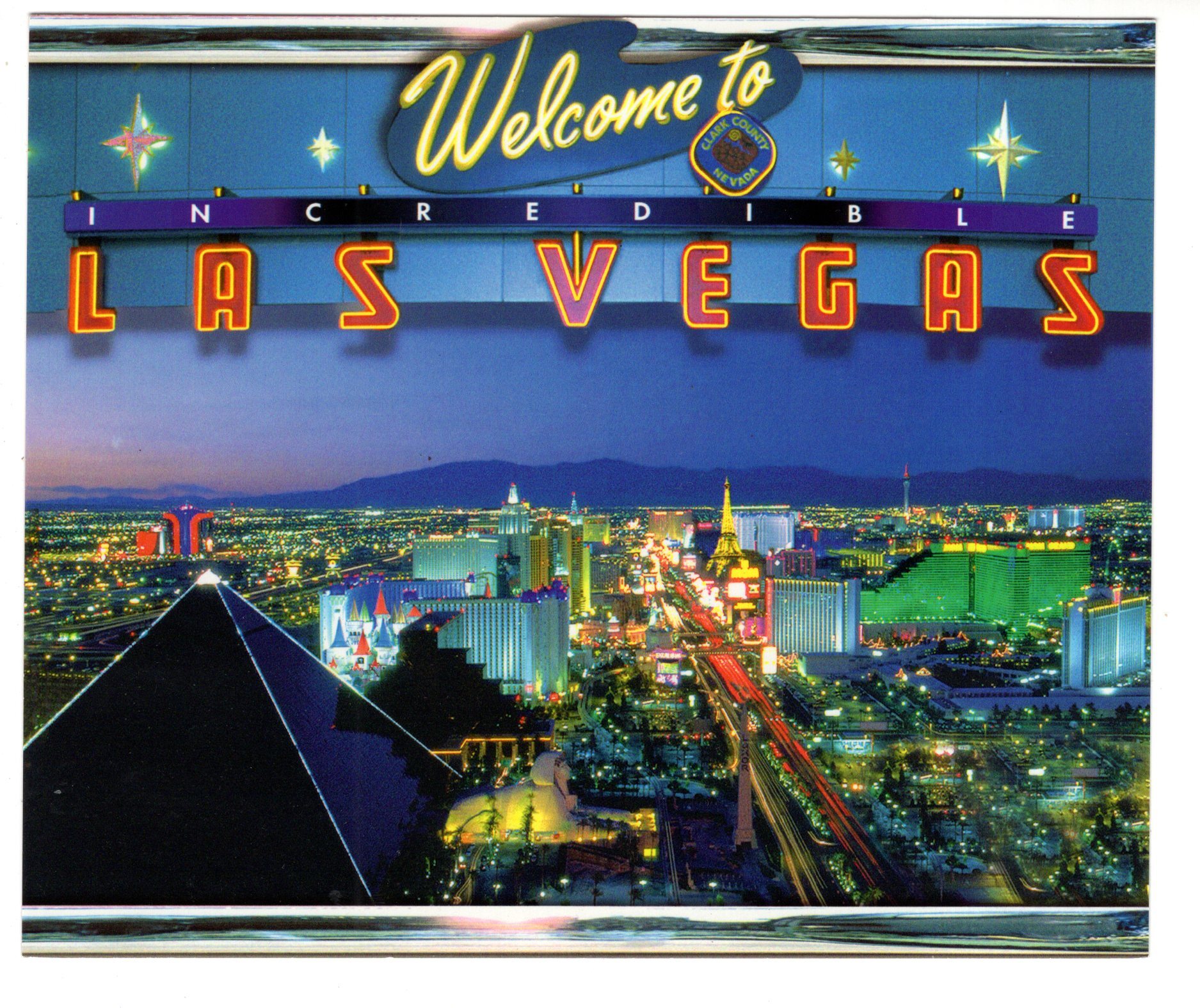 Las Vegas Sign - Postcard