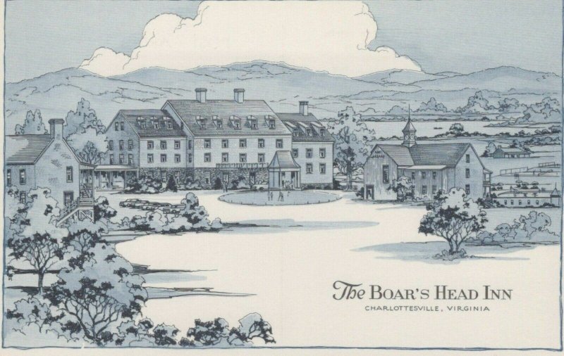 America Postcard - The Boar's Head Inn, Charlottesville, Virginia   RS22027