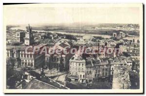 Postcard Old Vaucluse Avignon Vue Generale taken from the Tower Saint Laurent