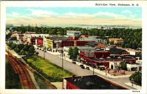 Dickinson, ND North Dakota STREET SCENE Soules & Butler Lumber/Hardware Postcard