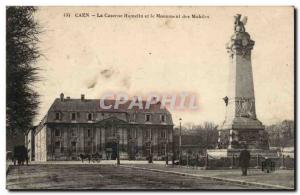 Caen - The Hamelin barracks and Mobile Monument - Old Postcard