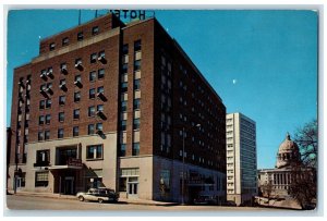 1967 Hotel Governor Exterior Roadside Jefferson City Missouri MO Posted Postcard